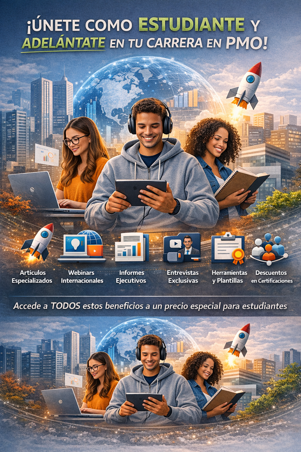 🚀 Membresía Anual Nivel.1 Estudiante PMO