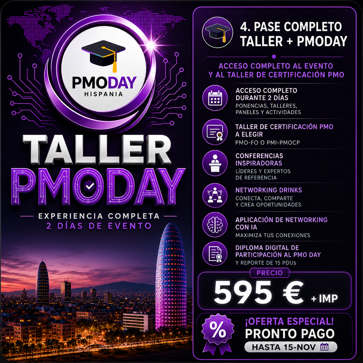 PMO DAY PASE COMPLETO